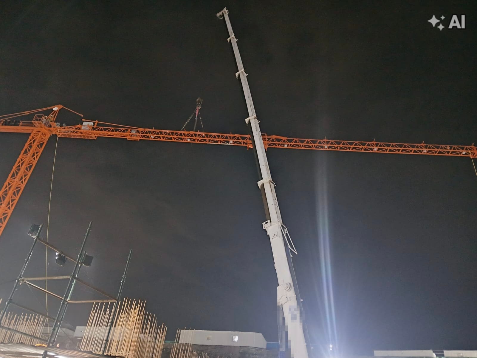 Industrial crane operation