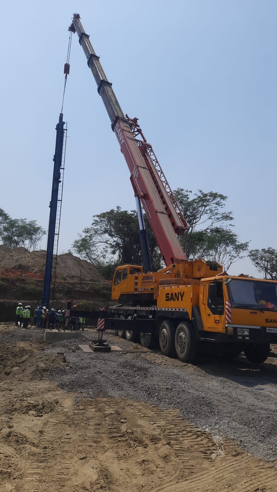 Heavy machinery handling