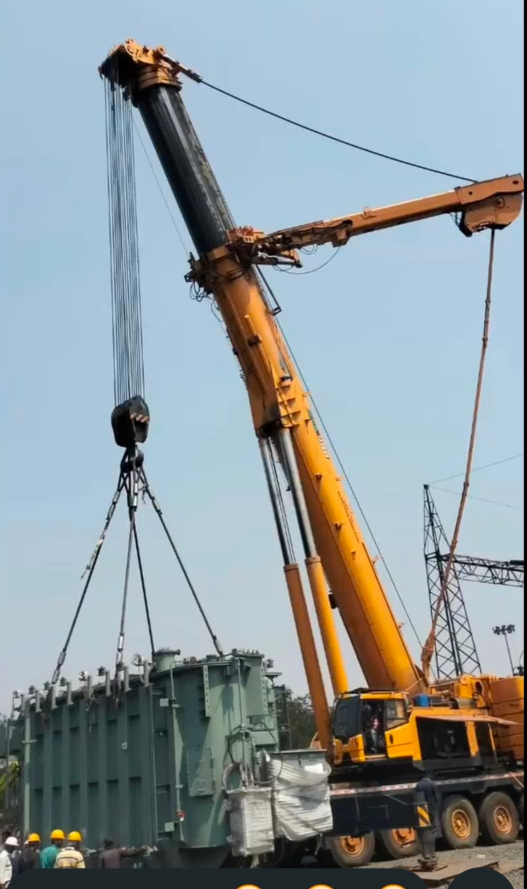Heavy machinery handling